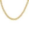 14K GOLD DIAMOND CUT BELCHER CHAIN(14k Gold Diamond Cut Rolo Chain)