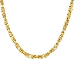 14K GOLD 2.7MM BYZANTINE CHAIN(14k Gold Byzantine Chain)