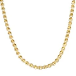 10K GOLD 5.42MM HOLLOW BOX BYZANTINE CHAIN(10k Gold 5 42mm Hollow Box Byzantine Chain)
