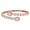 14K Rose Gold Baguette Diamonds Bracelet(14k Rose Gold Bracelet With 2 75 Ct Baguette Diamonds)