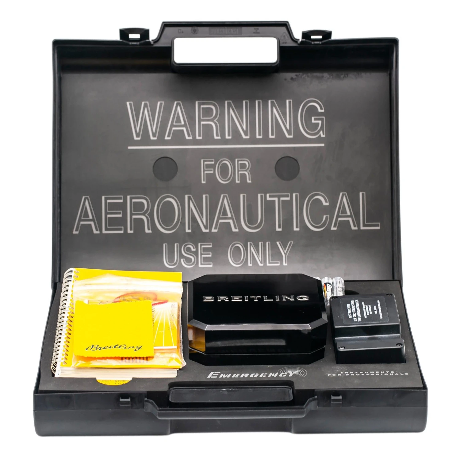 Breitling Emergency K76321 43MM Black Dial With 18k Yellow Gold Bracelet(Breitling Emergency K76321 43mm Black Dial With Yellow Gold Bracelet) 10 Breitling Emergency K76321 43MM Black Dial With 18k Yellow Gold Bracelet(Breitling Emergency K76321 43mm Black Dial With Yellow Gold Bracelet) - Image 8