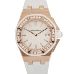 Audemars Piguet Royal Oak Offshore 67540OK 37MM White Dial With Diamond Bezel(Audemars Piguet Royal Oak Offshore 67540ok 37mm White Dial)