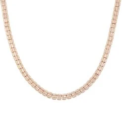 10K GOLD 5MM BAGUETTE AND ROUND DIAMOND CHAIN 10.22 CT(10k Gold 5mm Baguette And Round Diamond Chain 10 22 Ct) -OMI Jewelry Shop 0E8A4928 PhotoRoom