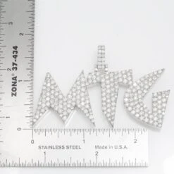 10K GOLD DIAMOND CUSTOM MTG PENDANT 9.20 CT(10k Gold Diamond Mtg Pendant 9 20 Ct) -OMI Jewelry Shop 0E8A6482