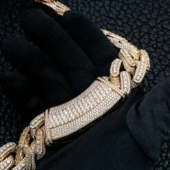 1.1 Kilo 14K YELLOW GOLD 26"/22MM CUBAN CHAIN WITH 105.18 CT DIAMONDS(14k Yellow Gold Cuban Chain With 105 18 Ct Diamonds) -OMI Jewelry Shop 0E8A6608 384f0290 74d7 4984 9b38 a89db4631e73