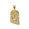 10K YELLOW GOLD JESUS HEAD PENDANT(14k Yellow Gold Unisex Jesus Head Pendant) -OMI Jewelry Shop 0E8A6986