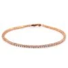 14K ROSE GOLD LADIES BRACELET WITH 1.5 CT DIAMONDS(14k Rose Gold Ladies Bracelet With 1 5 Ct Diamonds)