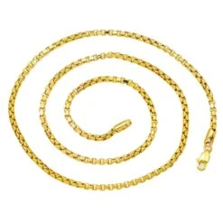 10K YELLOW GOLD 1.5MM HOLLOW BOX CHAIN(10k Yellow Gold 2 34mm Hollow Box Chain) -OMI Jewelry Shop 0E8A8479 19b17ec6 a9b2 4432 b210 dac0dbc1e0eb