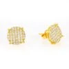 14K Yellow Gold Round Stud Earrings With 0.60 CTW Diamonds(14k Yellow Gold Ladies Earrings With 0 60 Ct Diamond) -OMI Jewelry Shop 0E8A9055