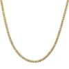 10K Yellow Gold 3.16mm Ice Chain Available In Sizes 18"-26"(10k Yellow Gold 3 16mm Chain 1) 1 10K Yellow Gold 3.16mm Ice Chain Available In Sizes 18"-26"(10k Yellow Gold 3 16mm Chain 1) -OMI Jewelry Shop 0E8A9701