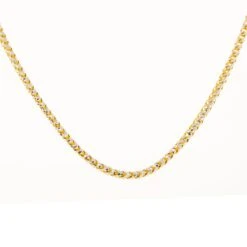 14K GOLD DIAMOND CUT 6MM SOLID CURB CHAIN(14k Gold Diamond Cut 6mm Solid Cuban Link Chain)