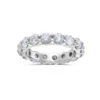 Ladies 18k White Gold With 3.75 CT Diamonds Wedding Band(Ladies Diamond 3 75 Ct Wedding Band)