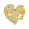 14K GOLD DIAMOND HEART SKELETON STATEMENT RING 1.55 CT(14k Gold Diamond Heart Skeleton Statement Ring 1 55 Ct) -OMI Jewelry Shop IMG 2667 bgremover batcheditor fotor