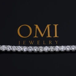 14K GOLD ROUND DIAMONDS TENNIS BRACELET 5.5 CT(14k Gold Round Diamonds Tennis Bracelet 12 41 Ct) -OMI Jewelry Shop IMG 6325