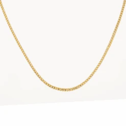 14K GOLD DIAMOND CUT 4MM SOLID CURB CHAIN(14k Gold Diamond Cut 4mm Solid Curb Chain)